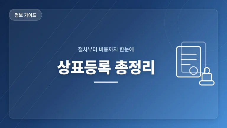 상표등록, 왜 지금 해야 할까